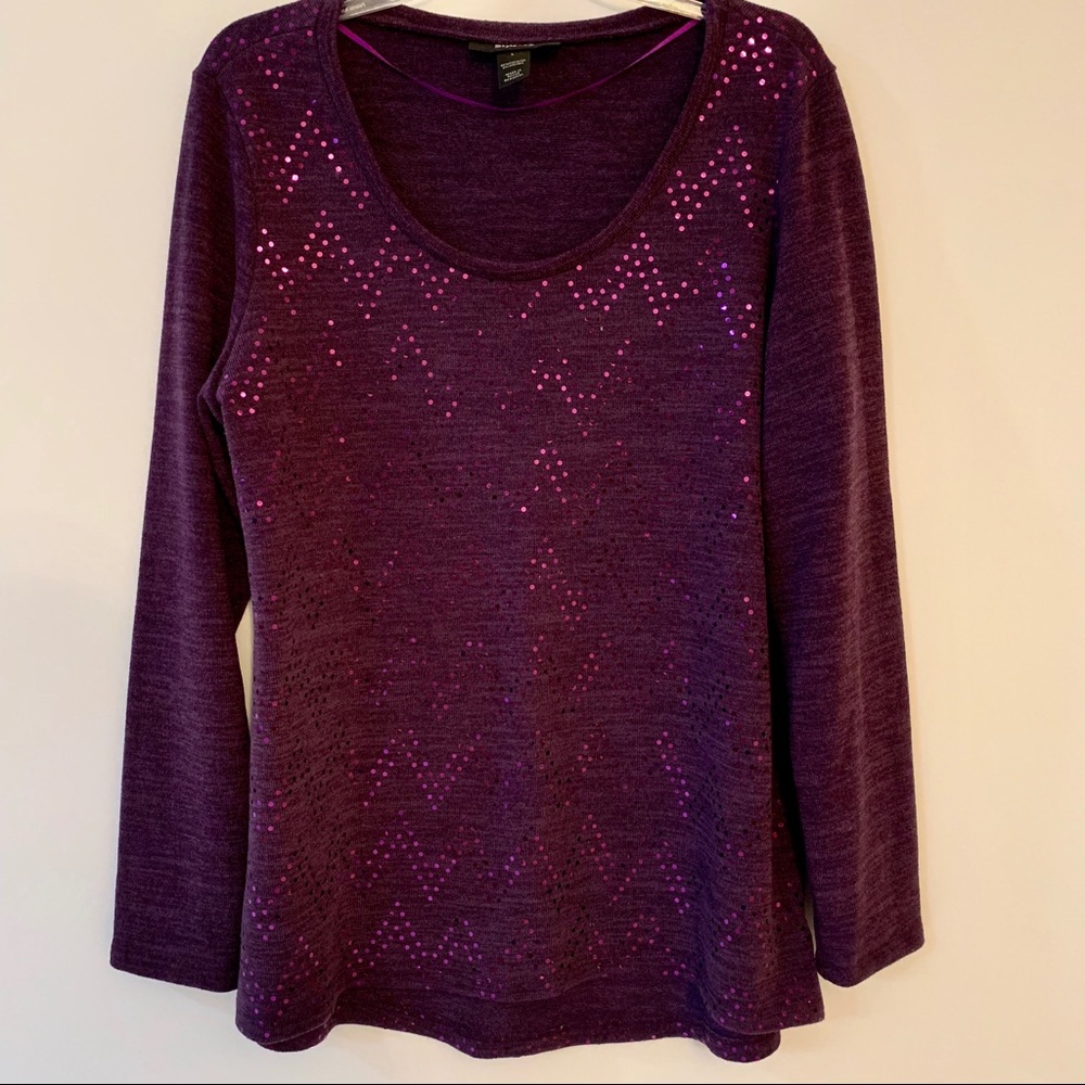 NWOT Style & Co. Purple Sweater Size Large